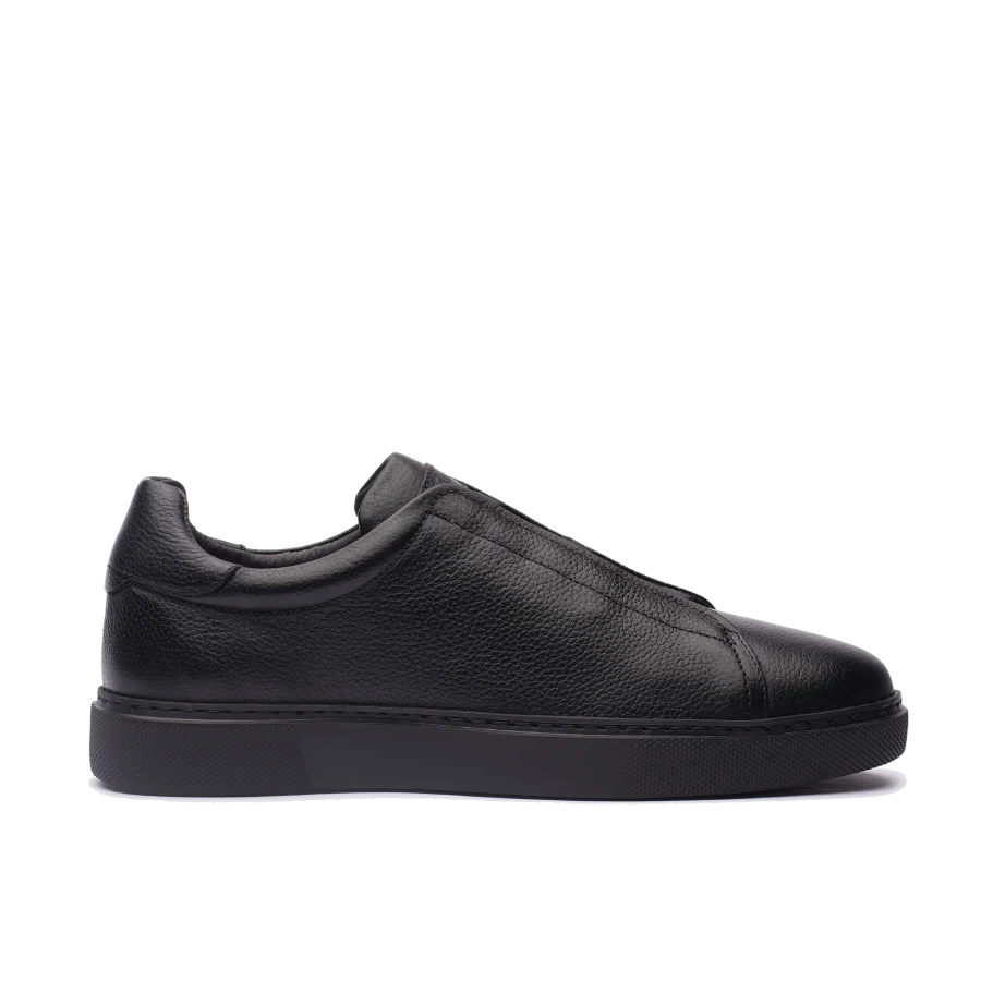 Fassiano X-Black — sneaker cuir noir